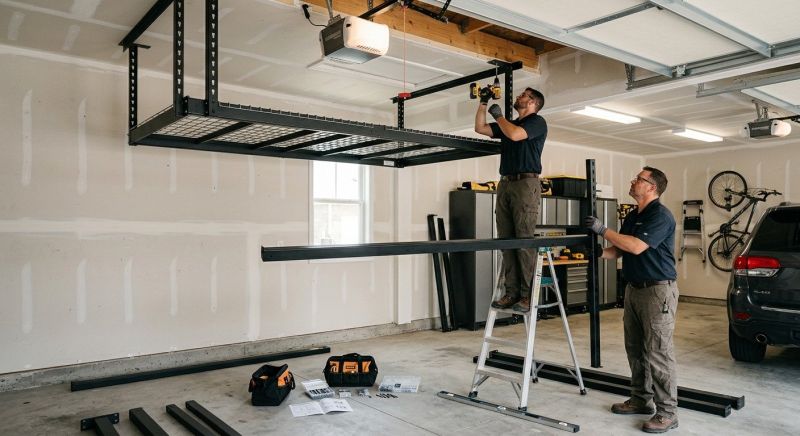 Garage Tool Rack Installation in Silver Spring, MD